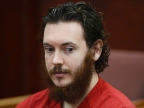 James Holmes sits in court during a hearing at the Arapahoe County Justice Center in Centennial, Colorado in this file photo taken June 4, 2013. (REUTERS/Andy Cross/Pool/Files)