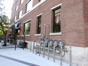 The building at 140 Bannatyne Avenue in Winnipeg, Man. is seen Monday September 15, 2014. The building will house the District Stop bar. (Brian Donogh/Winnipeg Sun/QMI Agency)