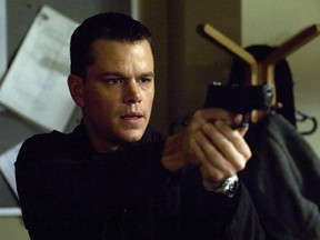 Matt Damon as Jason Bourne.