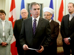 Jim Prentice is sworn-in as Alberta's 16th premier at Government House, in Edmonton Alta., on Monday Sept. 15, 2014. David Bloom/Edmonton Sun/QMI Agency
