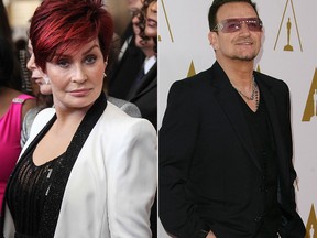 Sharon Osbourne and Bono (WENN.COM)