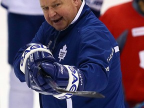Maple Leafs coach Randy Carlyle spoke candidly on a variety of subjects with the Sun's Steve Simmons. (Dave Abel/Toronto Sun file)