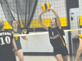 Action from the PCI Saints JV volleyball game against John Taylor Sept. 16. (Kevin Hirschfield/The Graphic)