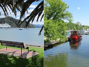 View from behind promenade walkway overlooking New Zealand's Picton Harbour and scenic yacht basin on Picton Bay near Picton Harbour Inn in Picton, Ont. IAN ROBERTSON PHOTOS