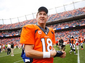 QB Peyton Manning and the Broncos sit atop the NFL power rankings. (AFP)