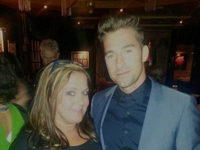Supplied photo
Christine Sola with actor Scott Speedman of October Gale. Sola worked on three films screening at this year’s Cinefest, including October Gale.