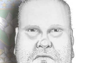 Winnipeg police released this sketch of a sex assault suspect in May 2013. (POLICE HANDOUT)