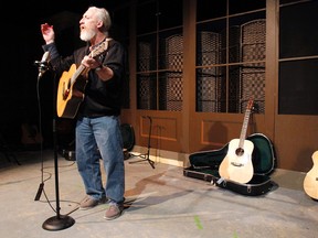 Musician, singer, songwriter and co-organizer of the first Night Kitchen Too, Joe Callahan, at Pinnacle Playhouse in downtown Belleville, Ont.
Jerome Lessard/The Intelligencer/ QMI Agency