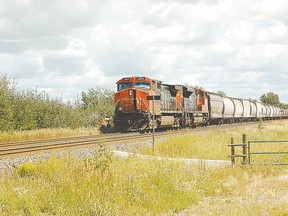 Spruce Grove city council is asking CN to review whether train whistles are necessary at the Pioneer Road and Campsite Road crossings. - File Photo