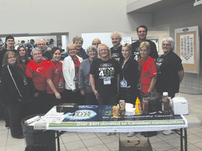 Portage la Prairie Westward Ford and the Children's Wish Foundation Portage chapter teamed up Saturday for the Drive One event. (Kevin Hirschfield/The Graphic)