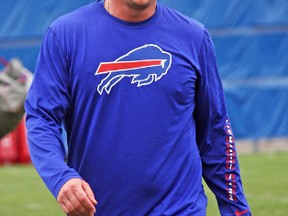 Buffalo Bills offensive coordinator Nathaniel Hackett was never worried about the team's performance in August. (JOHN KRYK/QMI Agency)