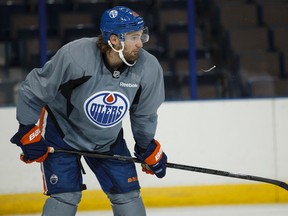Luke Gazdic at Oilers training camp, Friday, Sept 19, 2014 IAN KUCERAK/Edmonton Sun
