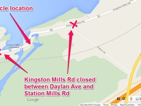 Kingston Mills Road closed