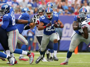 Giants running back Rashad Jennings had a career game. (USA TODAY SPORTS)