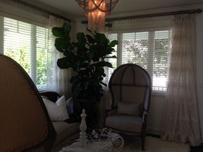 Drapes can transform a drab room to an exciting space.