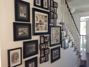 Family photographs can be the perfect decoration for your wall.