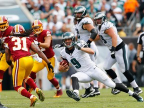Quarterback Nick Foles led his Eagles to a shootout win over the Washington Redskins on Sunday. (afp)
