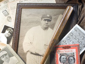 Another piece of Babe Ruth memorabilia is going to auction as the contract the slugger signed with the Yankees in 1922 is up for grabs next month. (Reuters/Sotheby/Files)