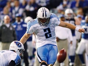 More details are emerging about the night former Titans kicker Rob Bironas died in a single vehicle crash in Nashville over the weekend. (Brent Smith/Reuters/Files)