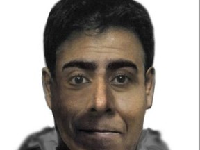 Investigators need help identifying the man seen in this sketch, who is suspected of attacking a woman while she was out for a jog in St. James Town on Sept. 9. (Toronto Police handout)