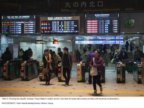 Entering the labyrinth: Between Tokyo Station’s wicket and its more than 20 tracks like endless corridors with hundreds of distractions. PETER NEVILLE-HADLEY/HORIZON WRITERS' GROUP