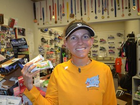 Run For Your Life store owner Terri Biloski, who along with Georgina Blankenship, will teach a four-week workshop entitled “Not Running” 101 Workshop. The program will focus on nutrition, stretching and strength training. (DON BIGGS/Times-Journal)