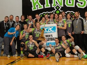 The Red Deer College Kings took the national college title in volleyball last year, as did their female counterparts, the Queens. (supplied)