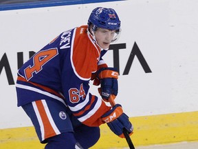 Vladimir Tkachev has made a big splash for the Oilers in the 2014 preseason. (David Bloom, Edmonton Sun)
