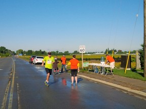 A runner navigates a route at Railway City Road Races on Sunday in St. Thomas.

Contributed photo