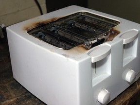burnt toaster