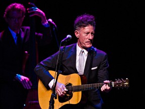 Lyle Lovett and his Large Band perform at the Northern Alberta Jubilee Auditorium on Tuesday. (Codie McLachlan/Edmonton Sun)