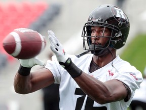 RedBlacks receiver Marcus Henry. (Tony Caldwell/Ottawa Sun)