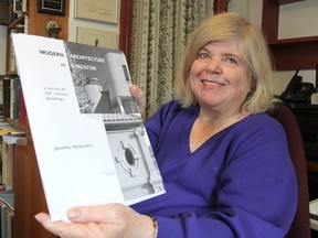 Architectural historian Dr. Jennifer McKendry has just self-published a book on 20th century buildings in Kingston. Recent works have included books on Portsmouth village and architecture in the 19th century. (Michael Lea/The Whig-Standard)