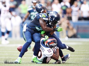 The Seattle Seahawks took out the Denver Broncos in overtime on Sunday. (USA TODAY SPORTS)