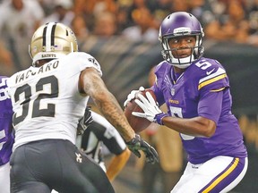 Minnesota Vikings first-round pick Teddy Bridgewater will get his first career start this week against the Falcons. (USA TODAY SPORTS)