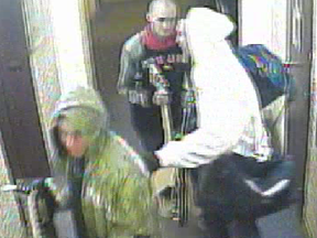 Gatineau police are looking for three men in connection with the theft of several guitars. Submitted image.