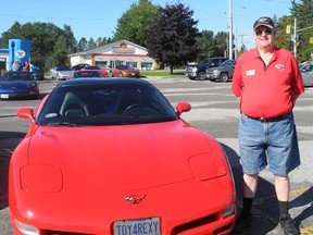 Dale Rex of Tillsonburg was one of the organizers of the Corvettes of Western Ontario car rally Sunday, Sept. 21, 2014. The rally started in Tillsonburg and took participants throughout the local countryside. KIM NOVAK/Tillsonburg News