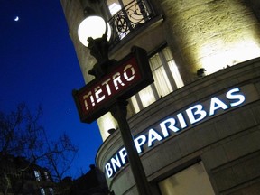 A Paris Metro sign is seen in this file photo taken January 28, 2012. (REUTERS/Mal Langsdon)