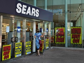 A customer enters a Sears store in downtown Vancouver in this September 13, 2012 file photo. (REUTERS/Andy Clark/Files)