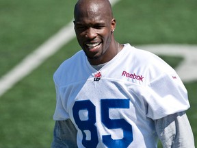 Chad Johnson, who wants it to snow so he can make nude snow angels, will be on the field at TD Place Friday when the Alouettes take on the RedBlacks. (MARTIN CHEVALIER / QMI AGENCY)