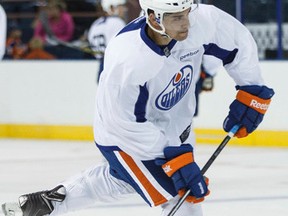 Mark Arcobello had a taste of life on the Oilers roster last season and wants to make it a more permanent situation come out of this season's camp. (Ian Kucerak, Edmonton Sun)