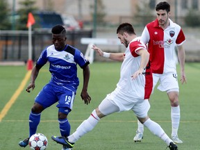 Hanson Boakai is one of the current Eddies who is a graduate of the team's academy program. (David Bloom, Edmonton Sun)