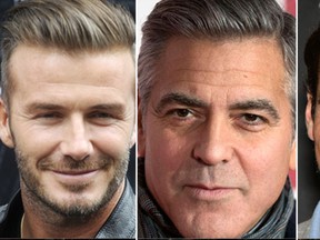 Combining the looks of Hollywood hunks George Clooney with sports icon David Beckham will produce the perfect man's face, according to a new survey.