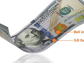 Real US$100 bill, via newmoney.gov