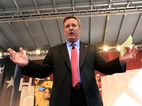 Scott Blackmun, Chief Executive Officer of the USOC, speaks on stage during the Team USA Road to London 100 Days Out Celebration in Times Square on April 18, 2012. (Chris Trotman/Getty Images for USOC/AFP)