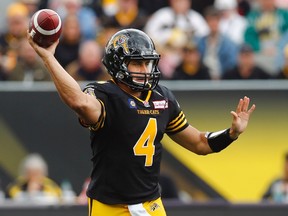 Zach Collaros will lead the Tiger-Cats against Drew Willy and the Blue Bombers on Saturday night