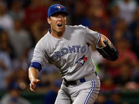 Blue Jays closer Casey Janssen is expected to test free agency in the off-season. (AFP/PHOTO)
