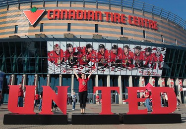 The Ottawa Senators held their Fan Fest at Scotiabank Place in Ottawa, On. Saturday Sept 27,  2014. Thousands of fans gathered to enjoy the festivities as well as take in a practice and a scrimmage Saturday. Tony Caldwell/Ottawa Sun/QMI Agency
