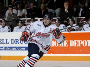 Former Oshawa Generals star John Tavares was honoured by his old junior team with a banner-raising ceremony on Sunday night. (REUTERS/FILES)