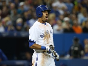 It sure looks as if Dalton Pompey could have a bright future with the Jays, but only time will tell. (AFP)